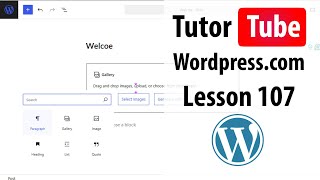 Wordpress.com - Lesson 107 - Sharing Posts Block
