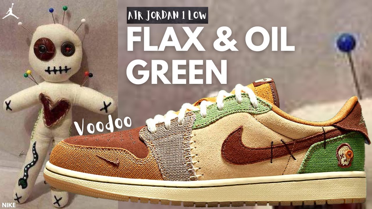 Low Flax and Oil Green|Air Jordan 1 