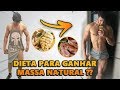 DIETA PARA GANHAR MASSA MUSCULAR NATURAL ?