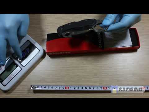 spyderco/სპაიდერკო carabit unboxing/ტესტი