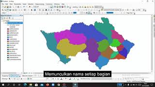 TUTORIAL DASAR MEMBUAT PETA  MENGGUNAKAN ARCGIS 10.8