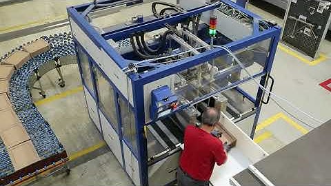 MOSCA UCB - Fully Automatic Corrugated Cardboard Strapping Machine With Optional Banding System