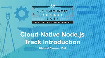 Cloud-Native Node.js Track Introduction