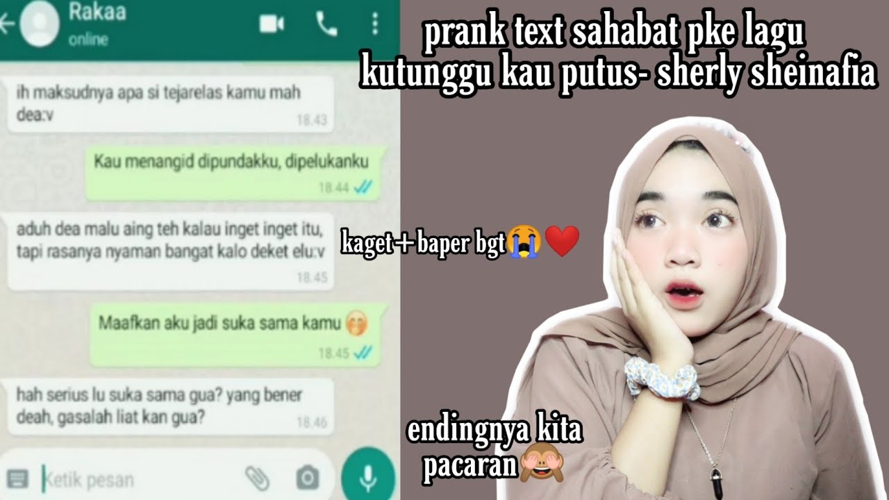 PRANK TEXT KE PACAR PAKE LYRIC LAGU (Young Lex ft. Awkarin BAD) GONE FAIL YouTube