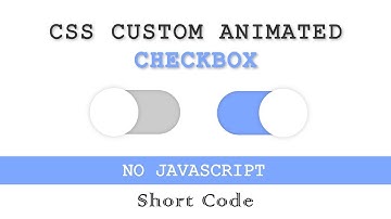 Custom Checkbox CSS Animated Toggle Switch No JavaScript Short Code 2023 #codeninjas #comedyshorts