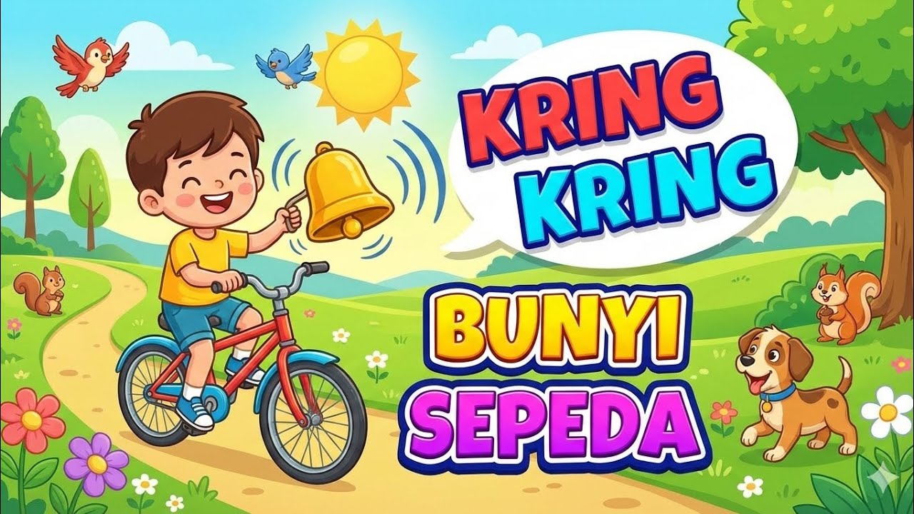 Lagu anak Indonesia - kring kring bunyi sepeda 
