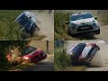 Rally Wervik 2023 crash and many mistakes   onboard