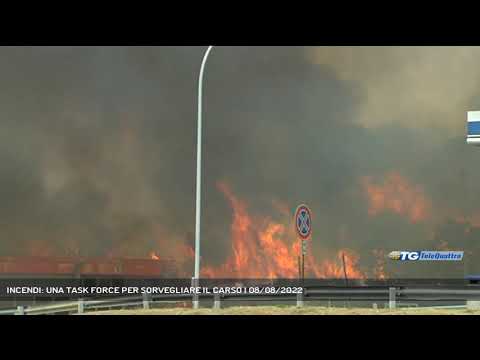 INCENDI: UNA TASK FORCE PER SORVEGLIARE IL CARSO | 08/08/2022