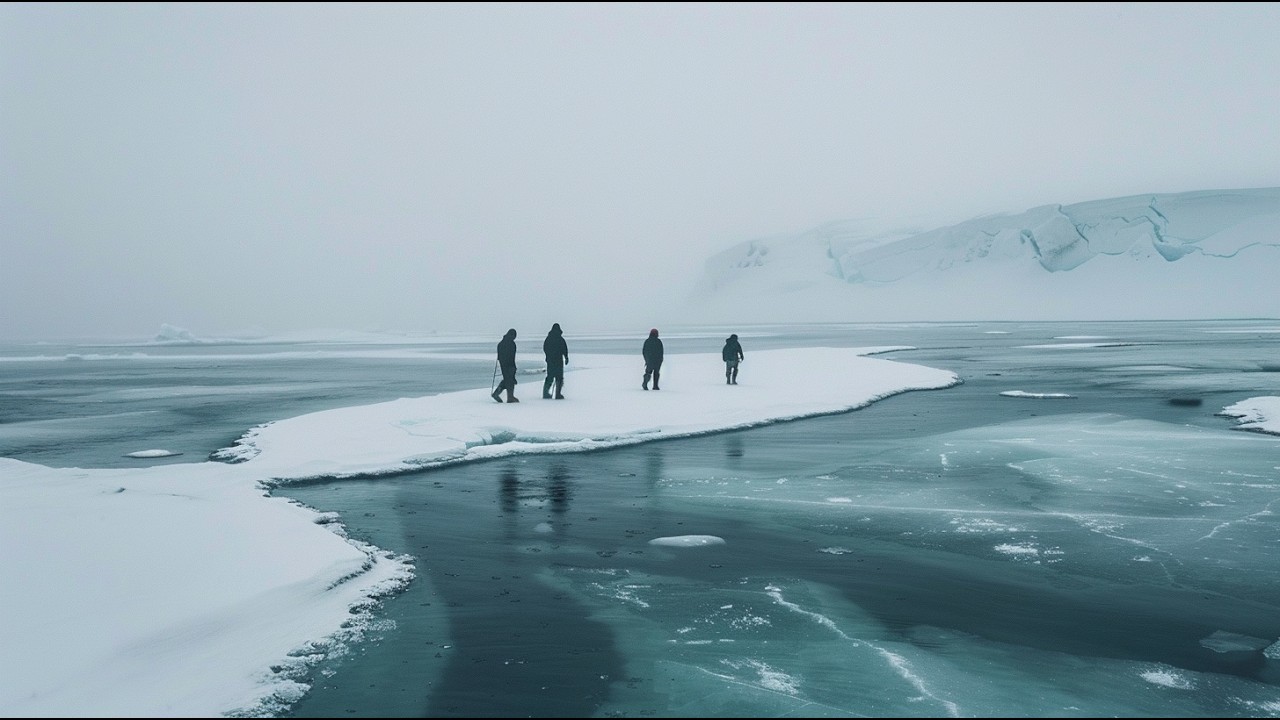 Lost and Stranded on the Ice, on YouTube