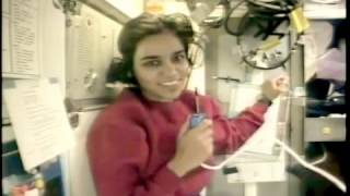 Indian Prime Minister talking to Dr. Kalpana Chawla in space