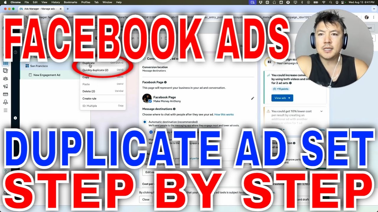 How To Duplicate Ad Set In Facebook Ads Manager 🔴 - YouTube