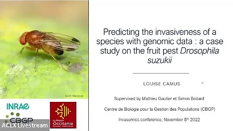 Louise Camus: Predicting invasiveness of a species...