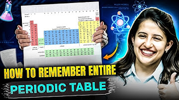 How to Remember the Entire Periodic Table Easily | Best Mnemonics & Tricks | PW Vidyapeeth NEET