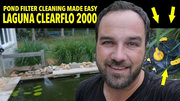 Koi Pond Filter Cleaning Made Easy: Laguna Clearflo 2000