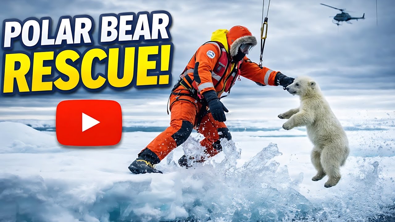 Polar Bear Cub Trapped on Melting Ice — A Mother’s Cry Sparks a Last ...