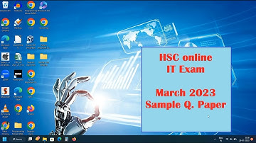 HSC  |  Std .12th  online IT Exam March 2023 Sample Paper