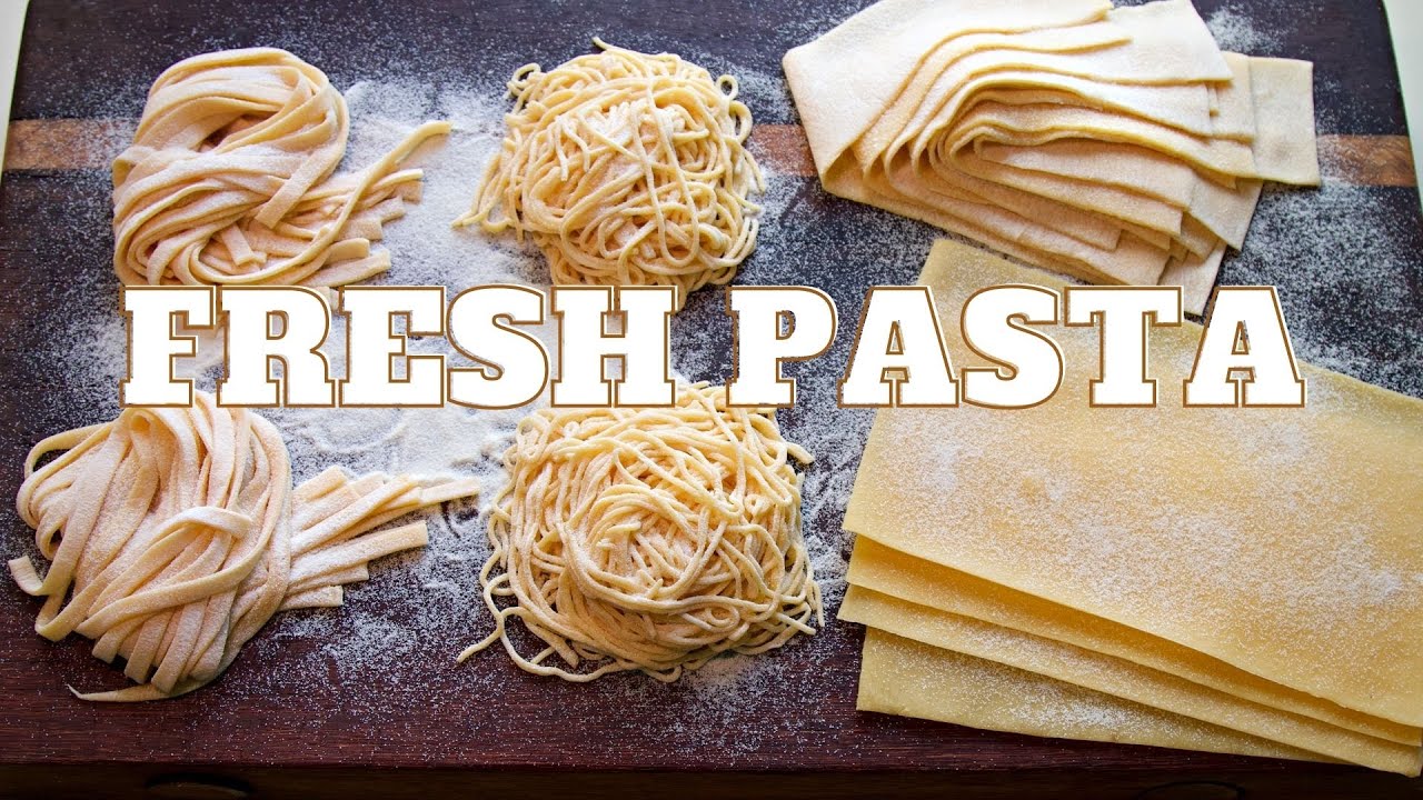 Simple way to make fresh pasta at home Pasta dough recipe YouTube
