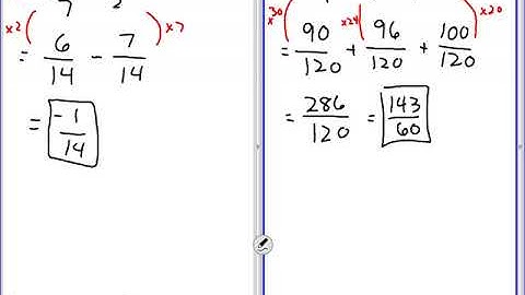 MPM1D - Fractions - Part 3 of 4