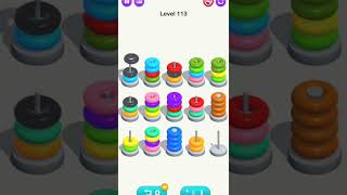 Color hoop stack 113 #024 #mobilegames #games #gaming #gameplay