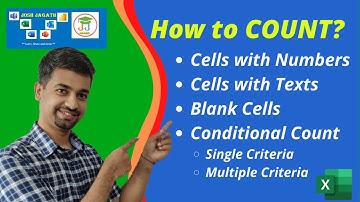 Excel | COUNTIFS | COUNTIF | COUNTBLANK | COUNTA | count vs counta vs countif vs countifs