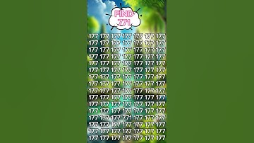 Challenge yourself to FIND 771 in 5sec #pick #your #brain