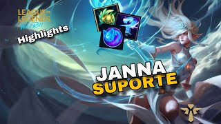 JANNA MONTAGE - WILD RIFT THE BEST OF SUPPORT (Highlights)