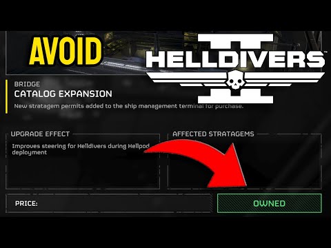 Helldivers 2 - Purchasing NEW Catalog Expansion Update 