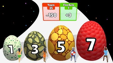 DINO MERGE RUN - Dinosaur Run 3D & Human Evolution (Level Up Game Satisfying)