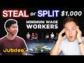 6 MINIMUM WAGE WORKERS DECIDE WHO GETS $1000