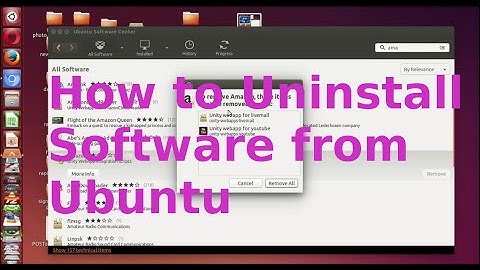 How to Uninstall Software from Ubuntu | Remove Software from Ubuntu Software Center