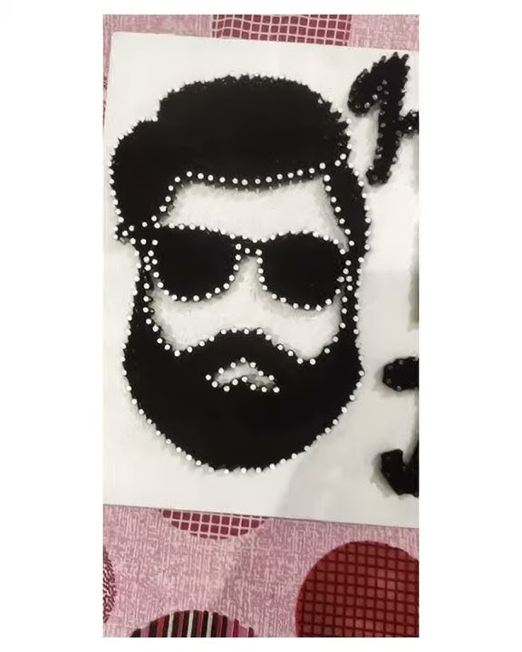 Made from nails and thread
