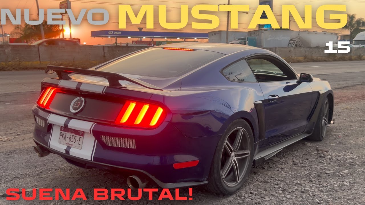 🐎 “Mi nuevo Mustang 2015 💥 ¡Así suena y corre en carretera!”