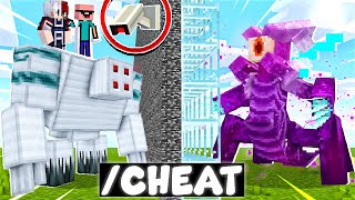 I Secretly Cheated in a MOB GUESS Competition in Minecraft!