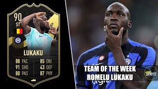 BEST SERIE A STRIKER BY FAR FIFA 23 INFORM ROMELU LUKAKU REVIEW | 90 INFORM LUKAKU PLAYER REVIEW