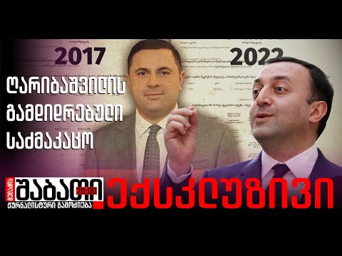 როგორ ურიგებს ხალხის ქონებას ღარიბაშვილი თავის მეგობრებს