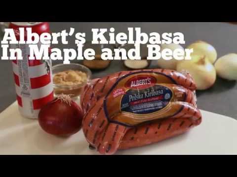 Kielbasa in Maple and Beer