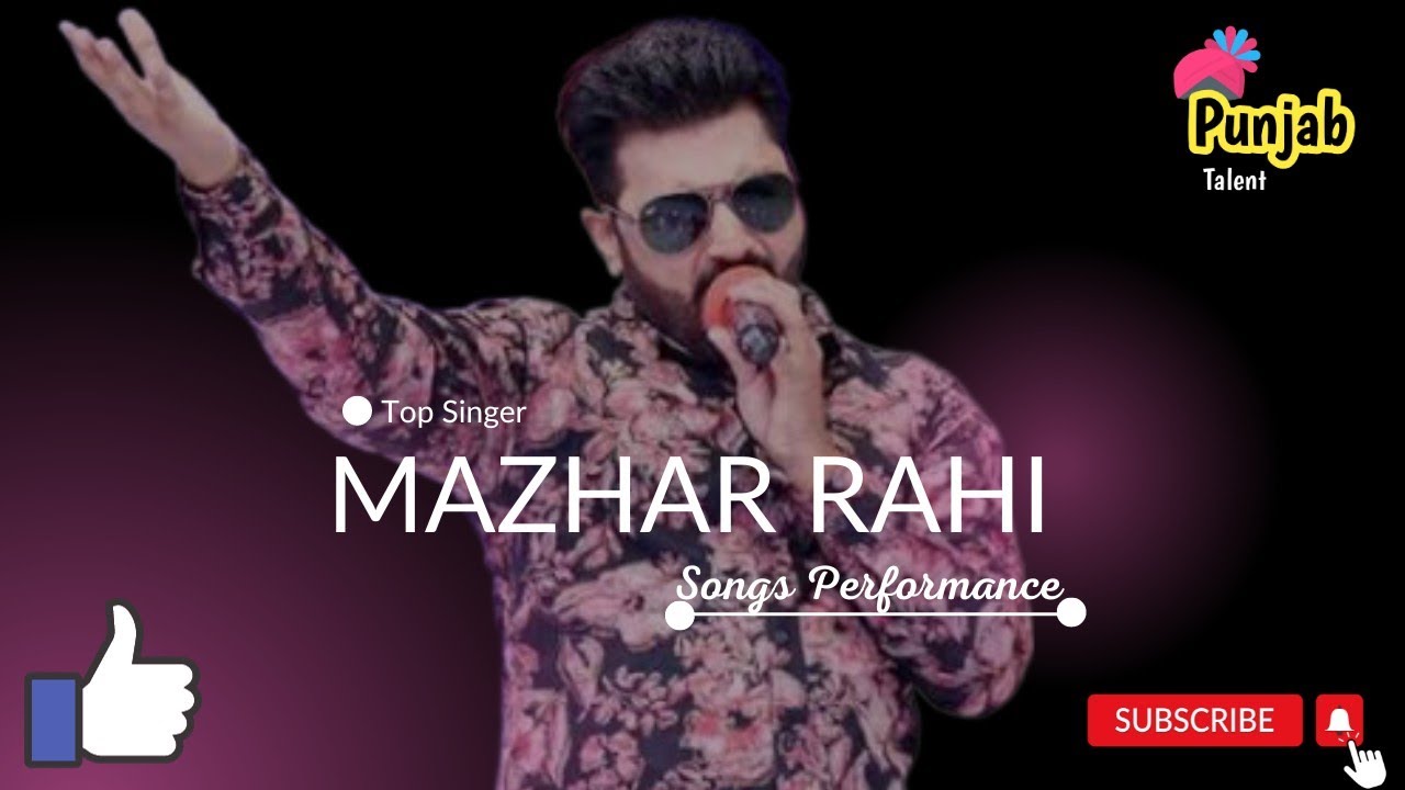 Mazhar Rahi Songs 😍 Amazing Performance By Punjabi Singer #songs # ...