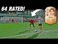 HOW GOOD IS A 64 RATED PLAYER? skillNshoot vs Pro Football Player