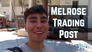 thrift shopping at melrose trading post | la vlog