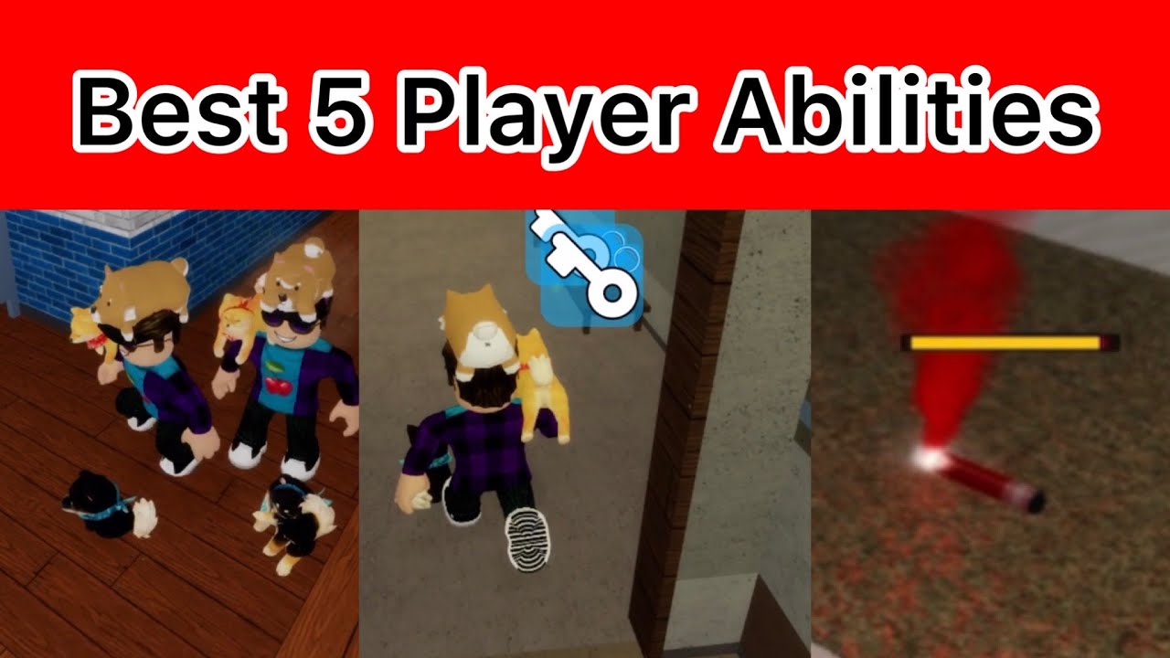 Best 5 Player Abilities In Roblox Piggy YouTube 