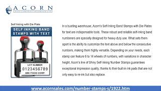 Line Number Stamps | Acorn Sales