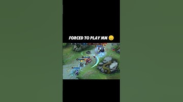 Forced to play mm 😞 #shorts #mlbb #clint