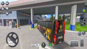 Volvo 9800 Departure From New Terminal Amasra - Bus Simulator Ultimate Gameplay