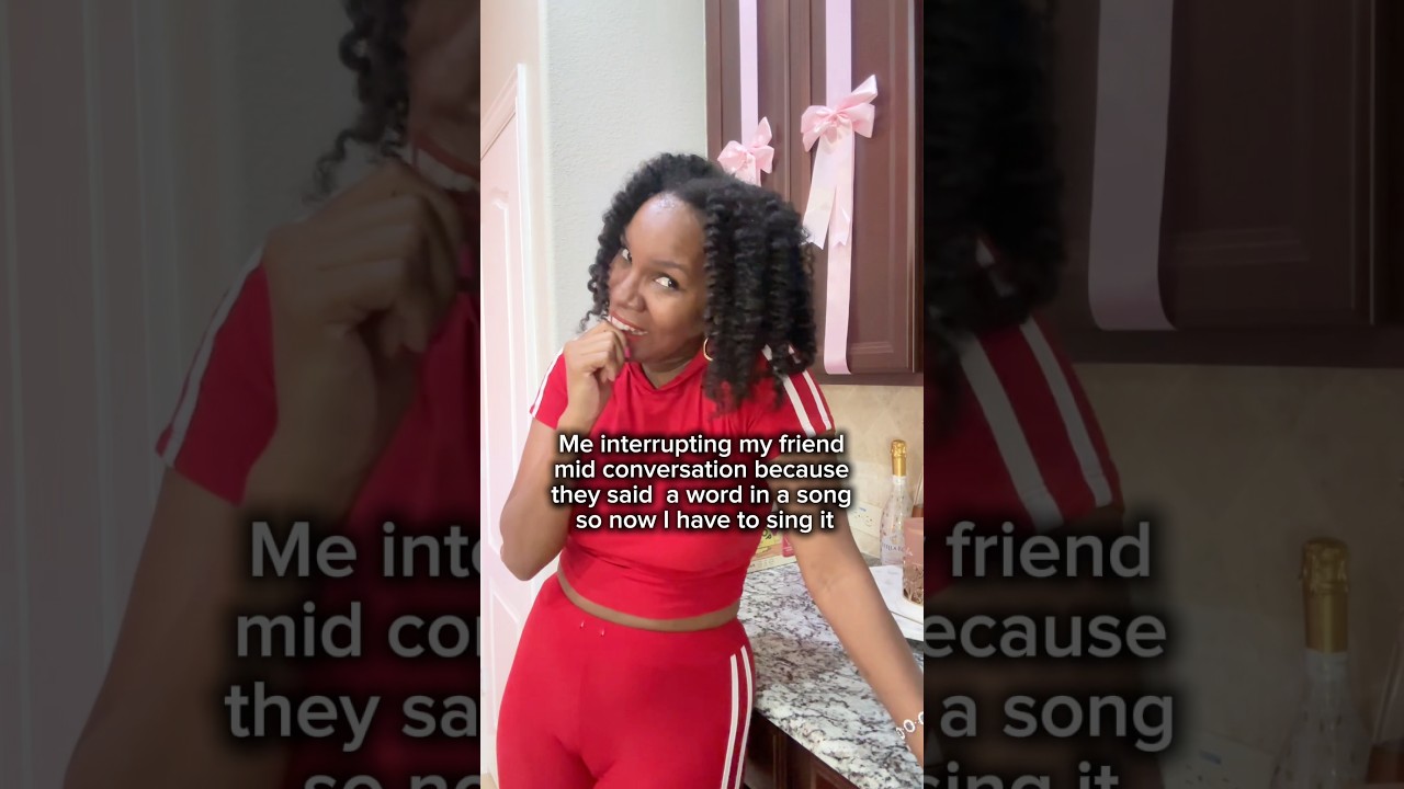 POV: you’re mid-conversation and they accidentally say ONE word from a song… #funny #pov #jokes