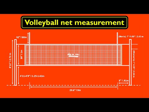 Volleyball Net Size, Height And Mounting Guide