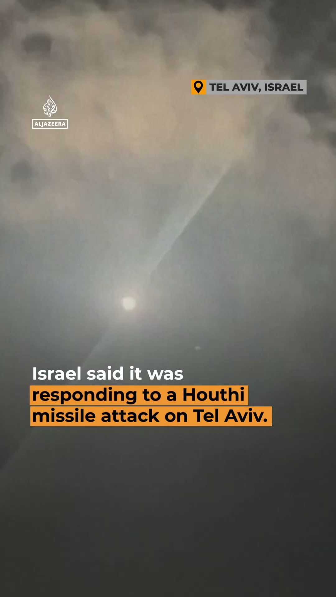 Israeli airstrikes target Yemen after Houthi missile attack | AJ #shorts