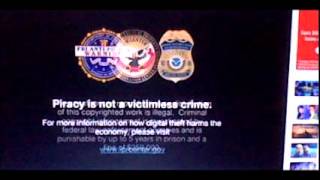 FBI Anti Piracy Warning Homeland Security Investigations Special Agent and National Intellectual Pro
