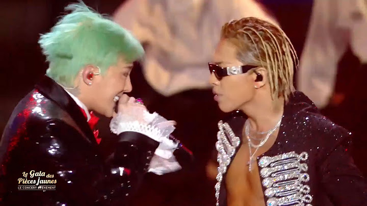 G-DRAGON X TAEYANG - (eng sub) Power + Home Sweet Home + Good Boy Le Gala Des Pieces Jaunes 2025