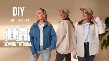 DIY Jan jacket / denim jacket / chore jacket / step-by-step sewing tutorial