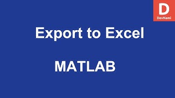 MATLAB Publish to Excel